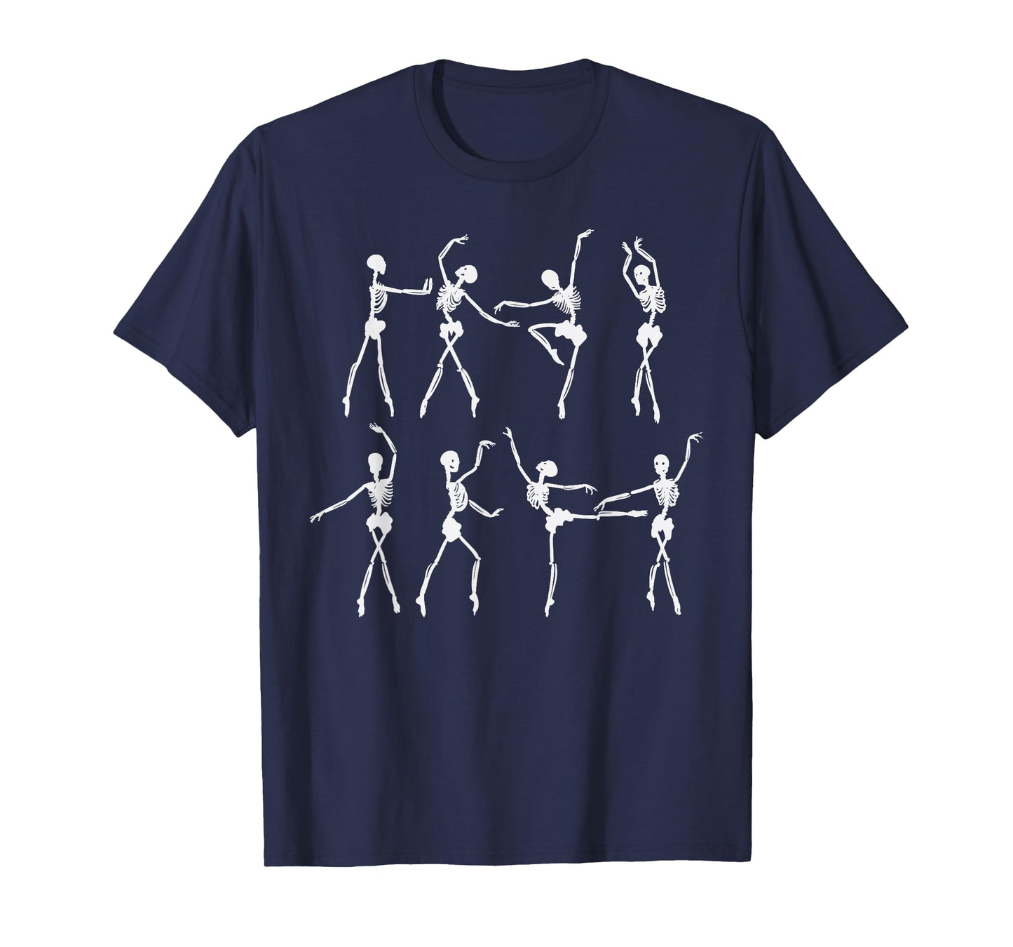 Skeleton Ballerinas Ballet Dance Cute Halloween Costume Girl T-Shirt