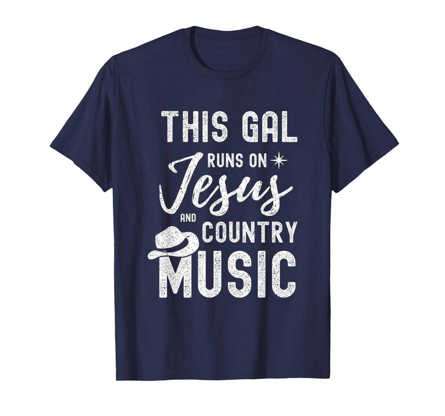 This Gal Runs On Jesus And Country Music Lover Western Women T-Shirt