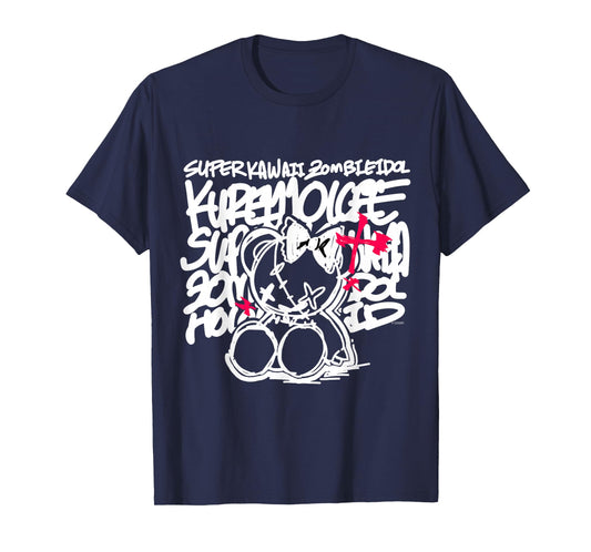 [Kureiji Ollie] Super Kawaii Zombie Idol Black T-Shirt