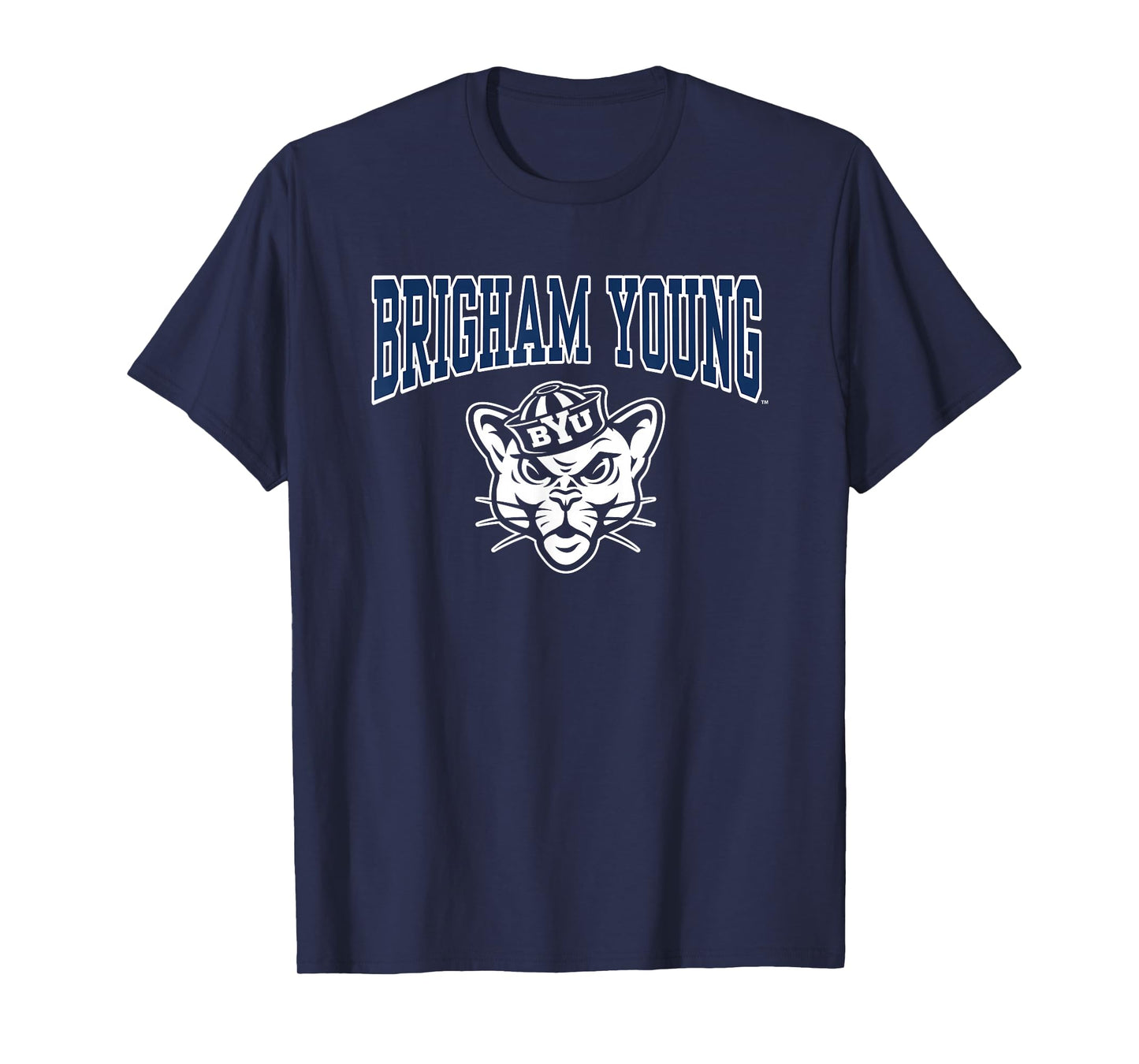 BYU Cougars Cosmo Mascot Blue Officially Licensed T-Shirt