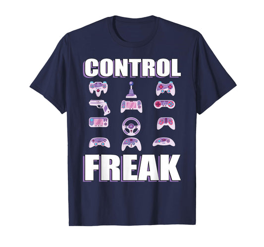 Gamer Control Freak Funny Gaming T-Shirt