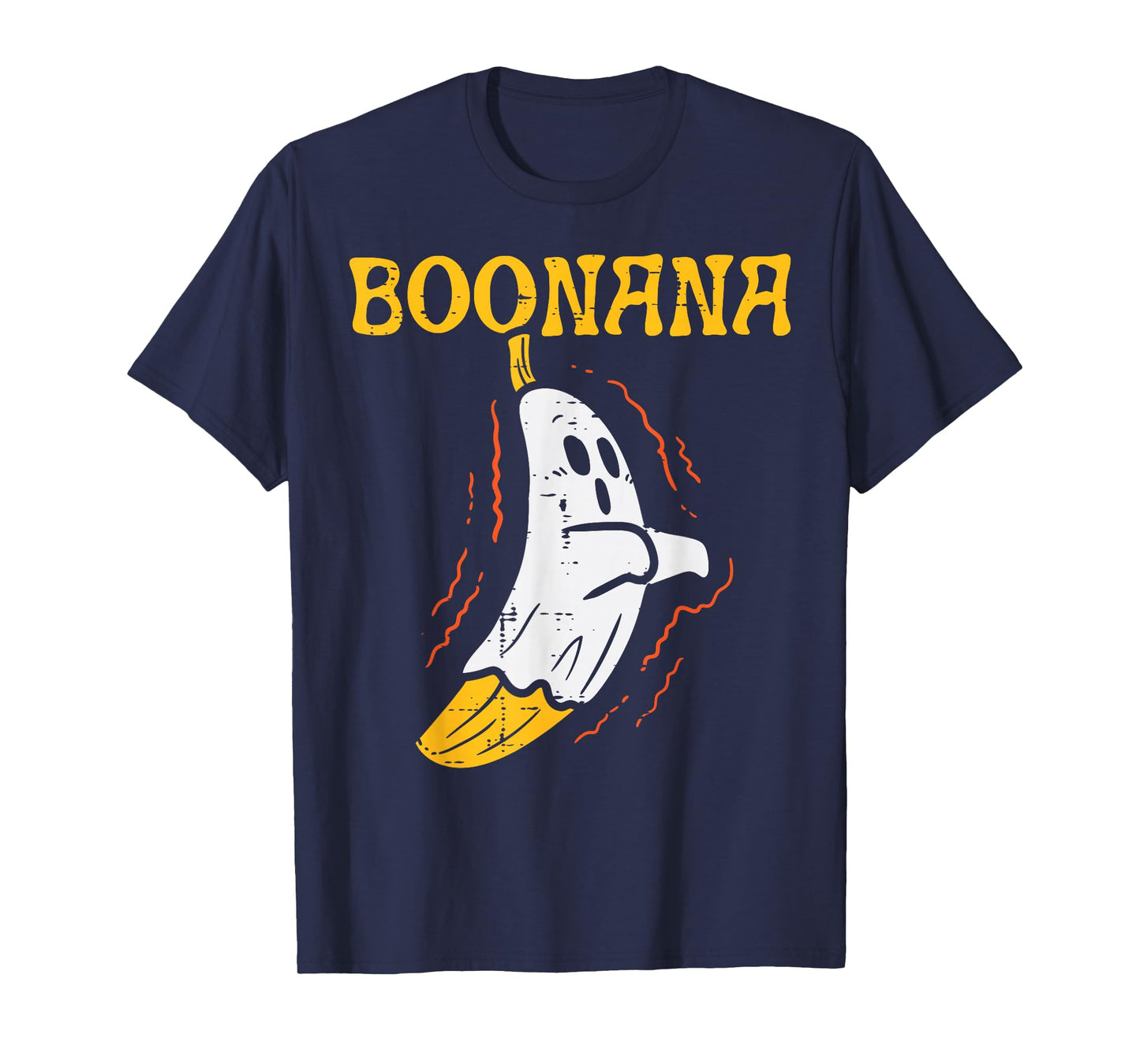 Boonana Cute Ghost Banana Halloween Costume Men Women Kids T-Shirt