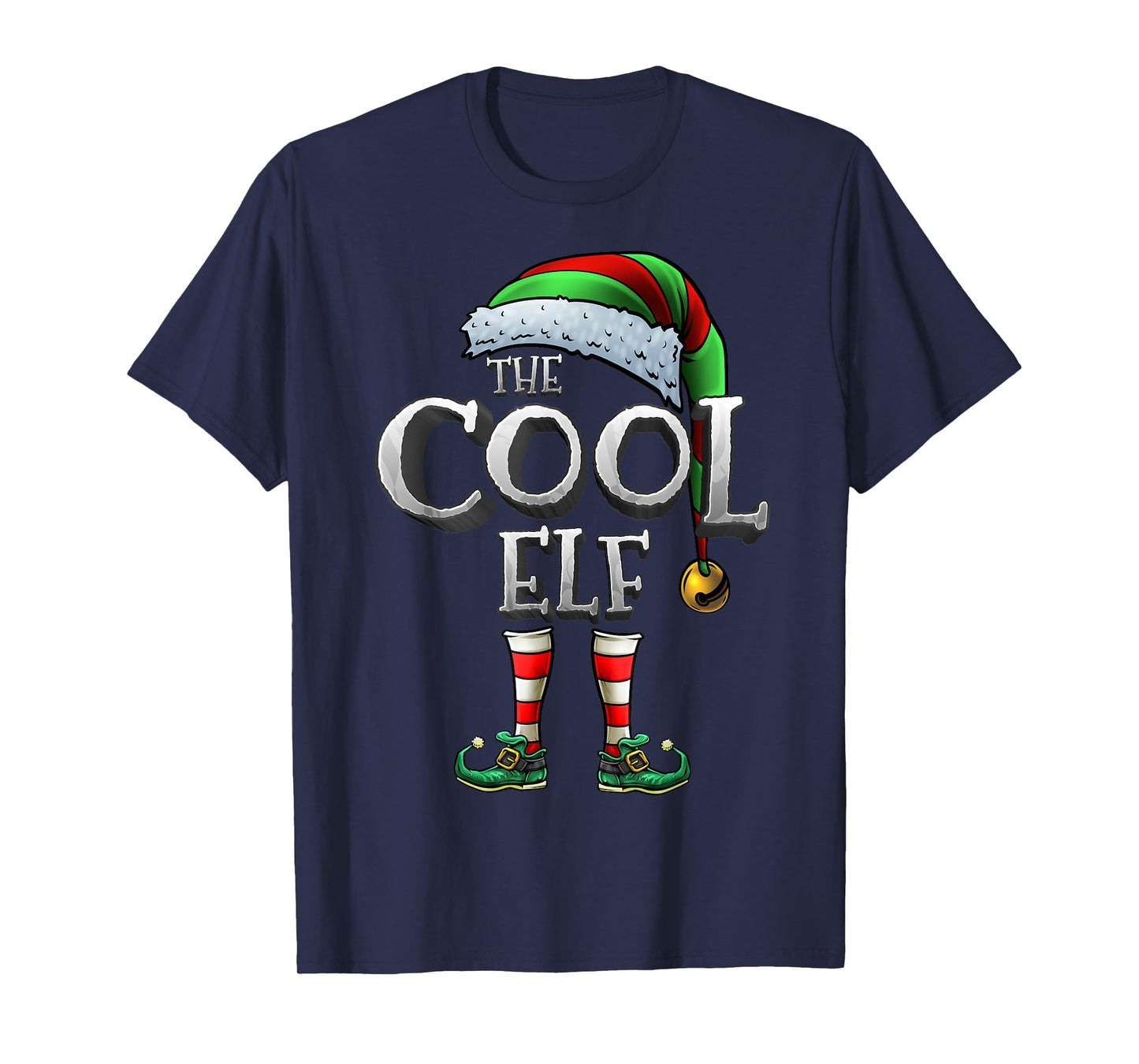 The Cool Elf Shirt Matching Family Cool Christmas Elf T-Shirt