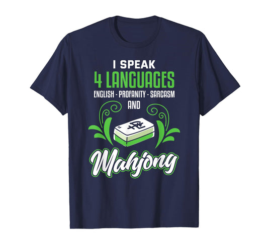 Funny Mahjong Shirt Sarcastic Game Mahjong Player T-Shirt