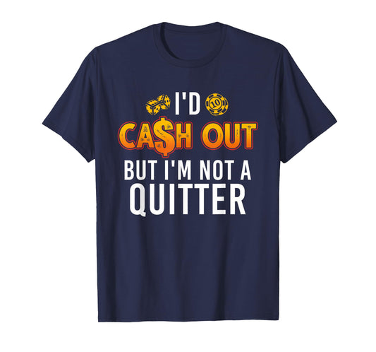 Funny Gambling Art For Men Women Slot Machine Las Vegas T-Shirt