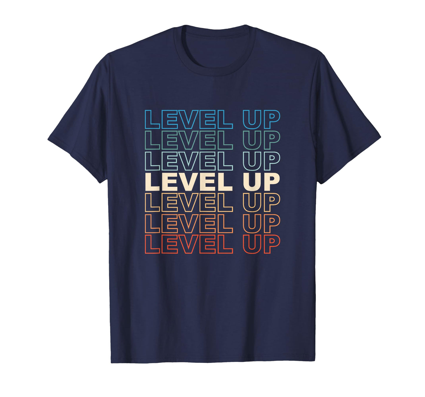 Vintage Gamer LEVEL UP Video Game Lover Retro Gaming Gift T-Shirt