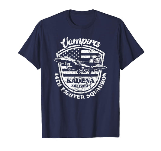 44th Fighter Squadron Vampires Kadena Air Base Okinawa Japan T-Shirt