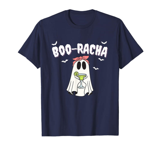 Boo-racha Funny Halloween Ghost Margarita Design | Borracha T-Shirt