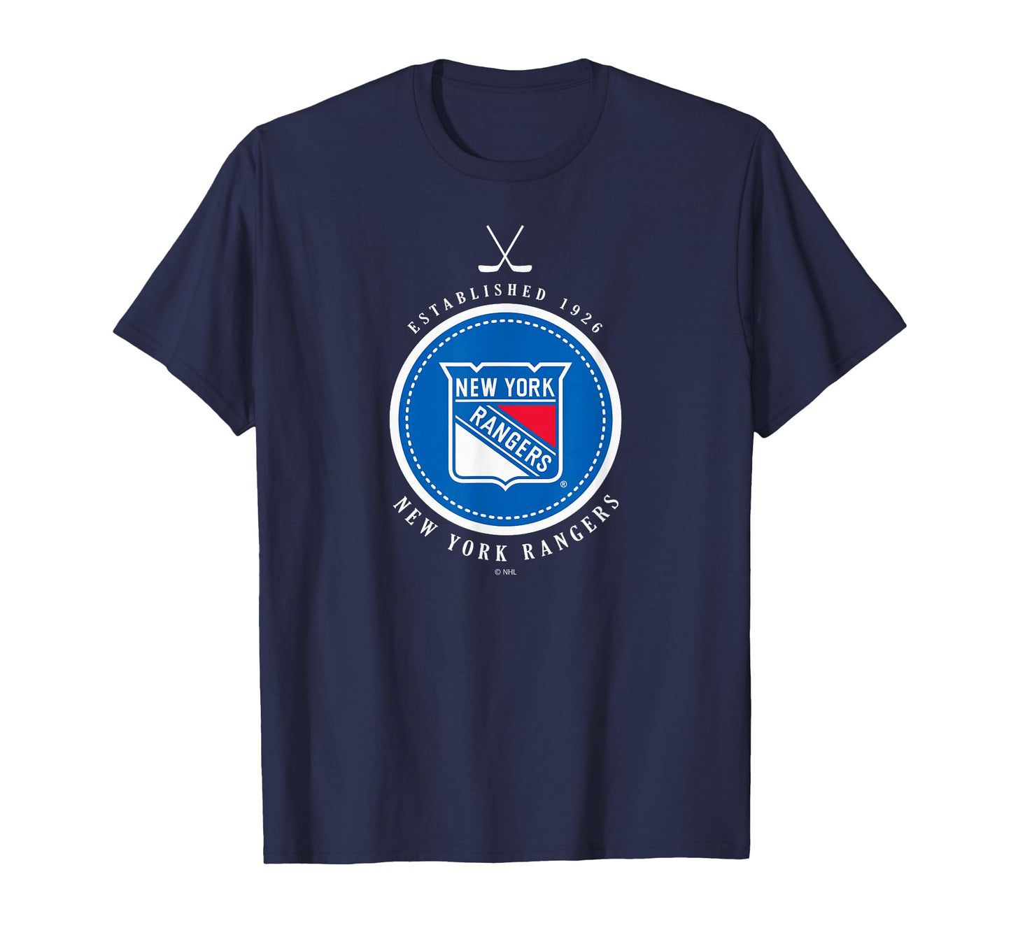 New York Rangers Est 1926 Black Officially Licensed T-Shirt