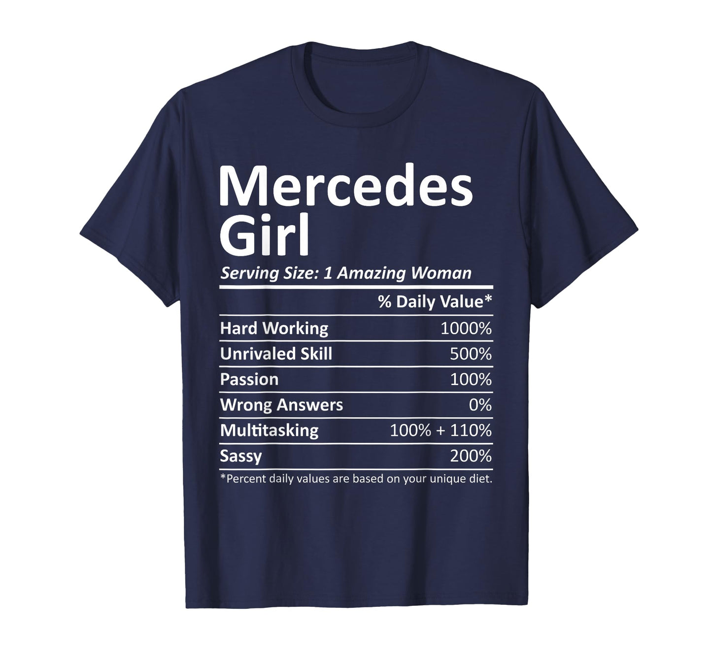 Mercedes Girl TX Texas Funny City Home Roots USA Gift T-Shirt
