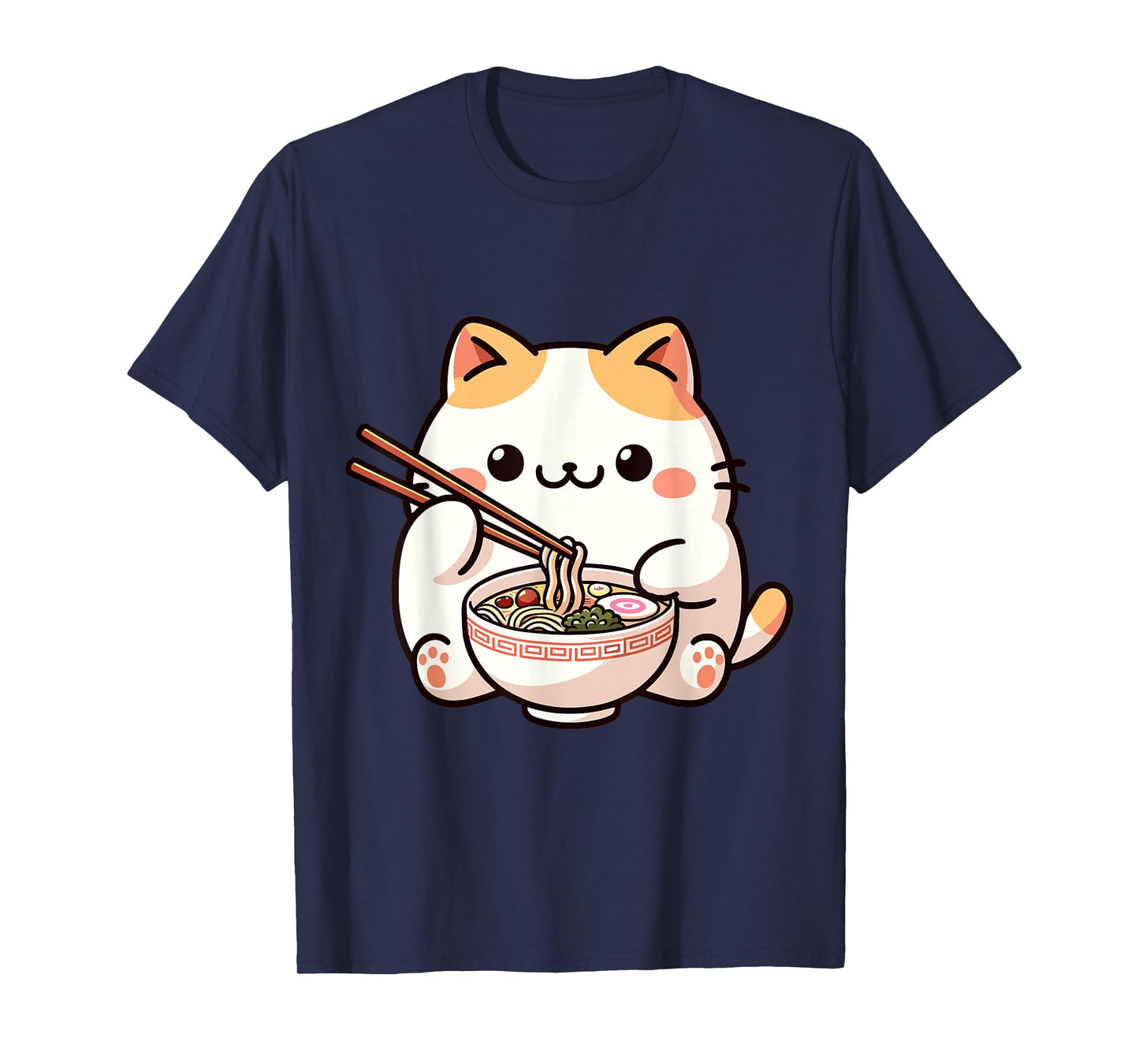 Ramen Neko Cat Anime Kawaii T-Shirt