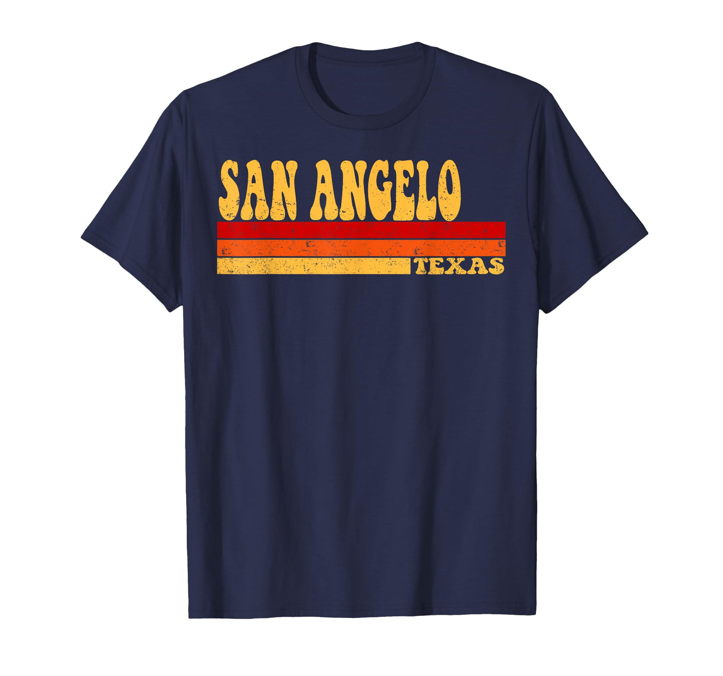 SAN ANGELO Texas City Vintage Roots Retro Design 70s 80s T-Shirt