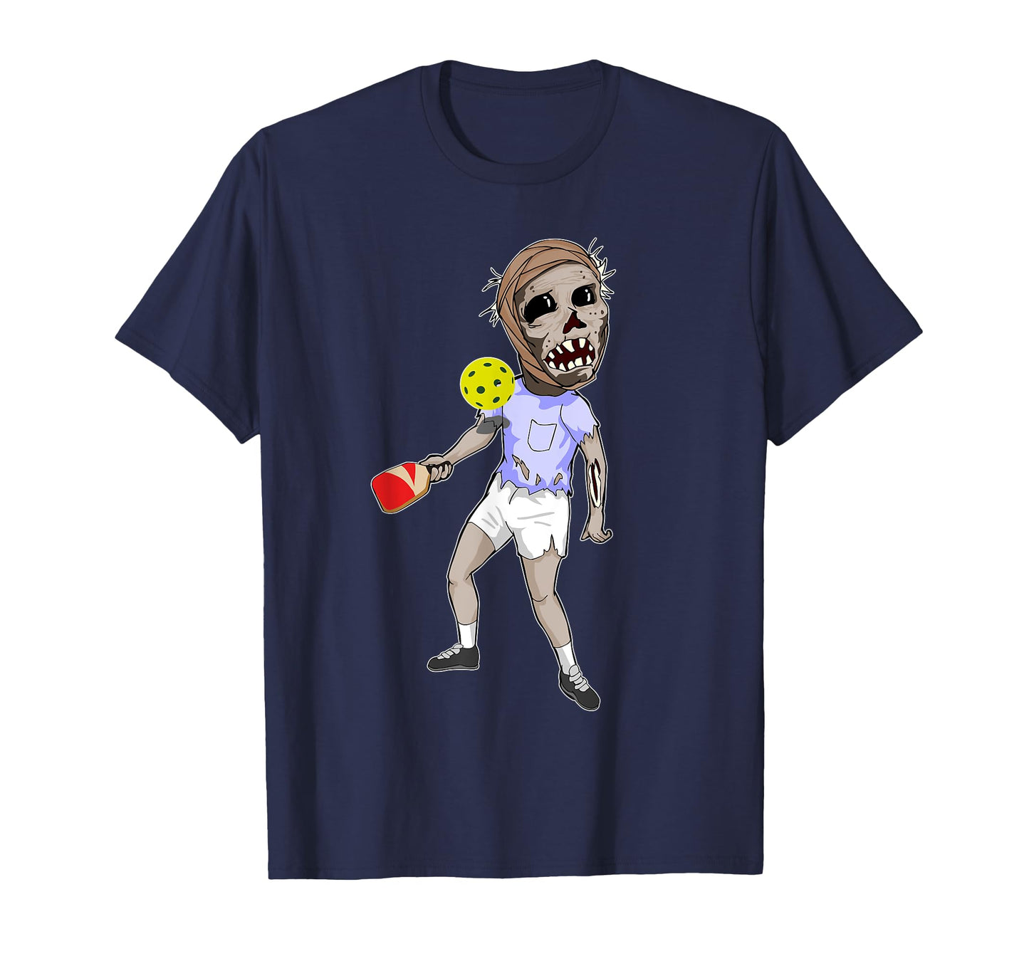 Funny Pickleball Zombie T-Shirt Halloween Gift Shirt T-Shirt
