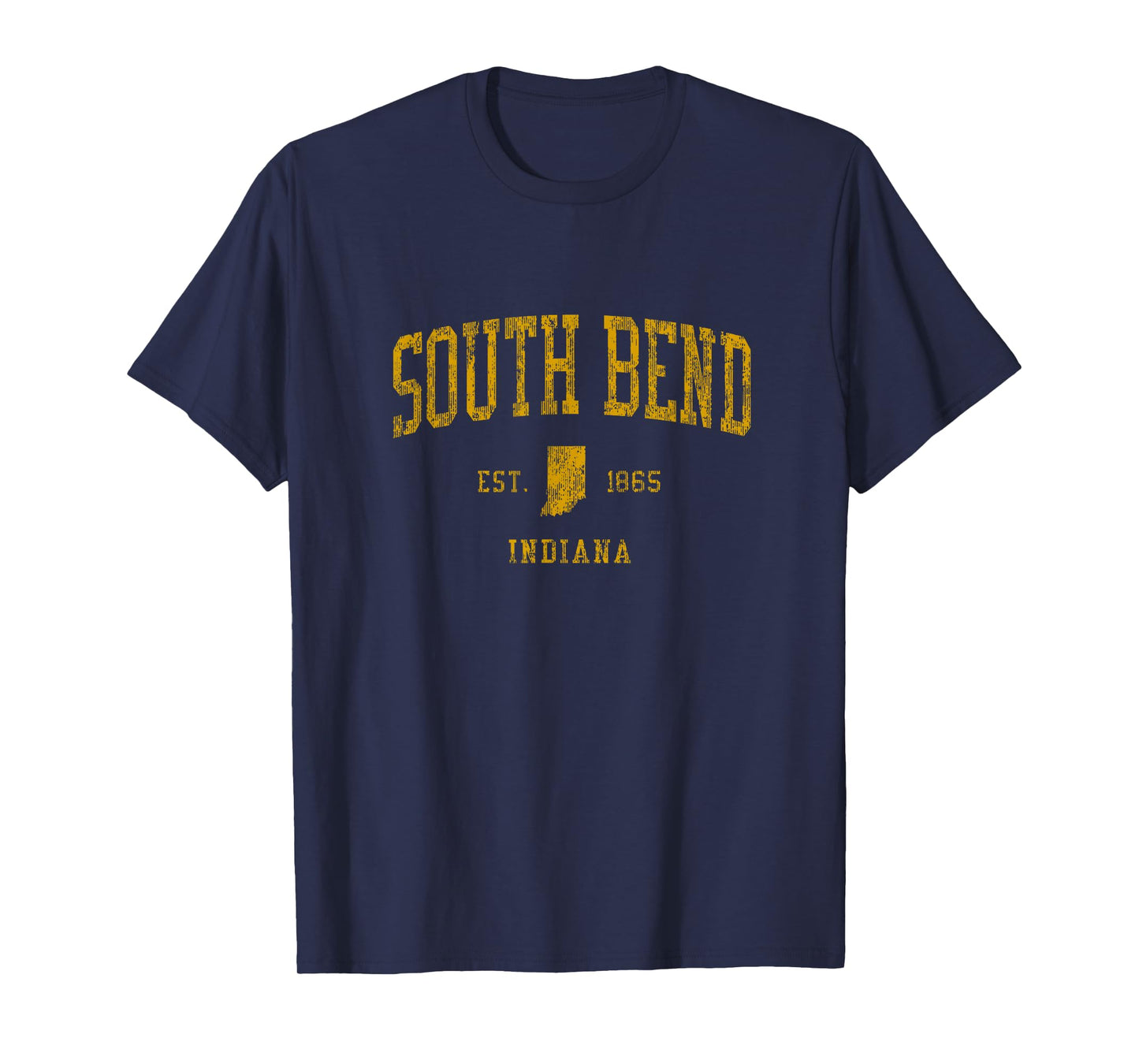 South Bend Indiana IN Vintage Athletic Sports Design Tee T-Shirt