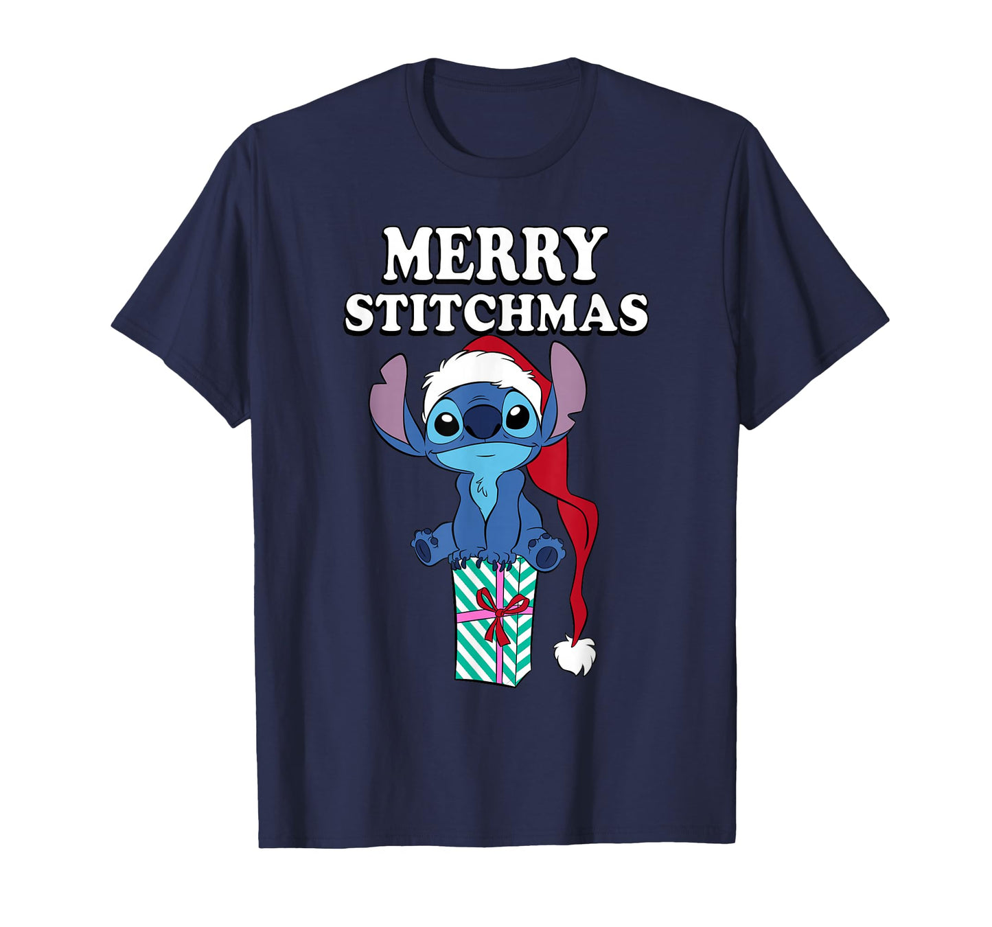 Disney Lilo & Stitch Christmas Merry Stitchmas Cute Stitch T-Shirt