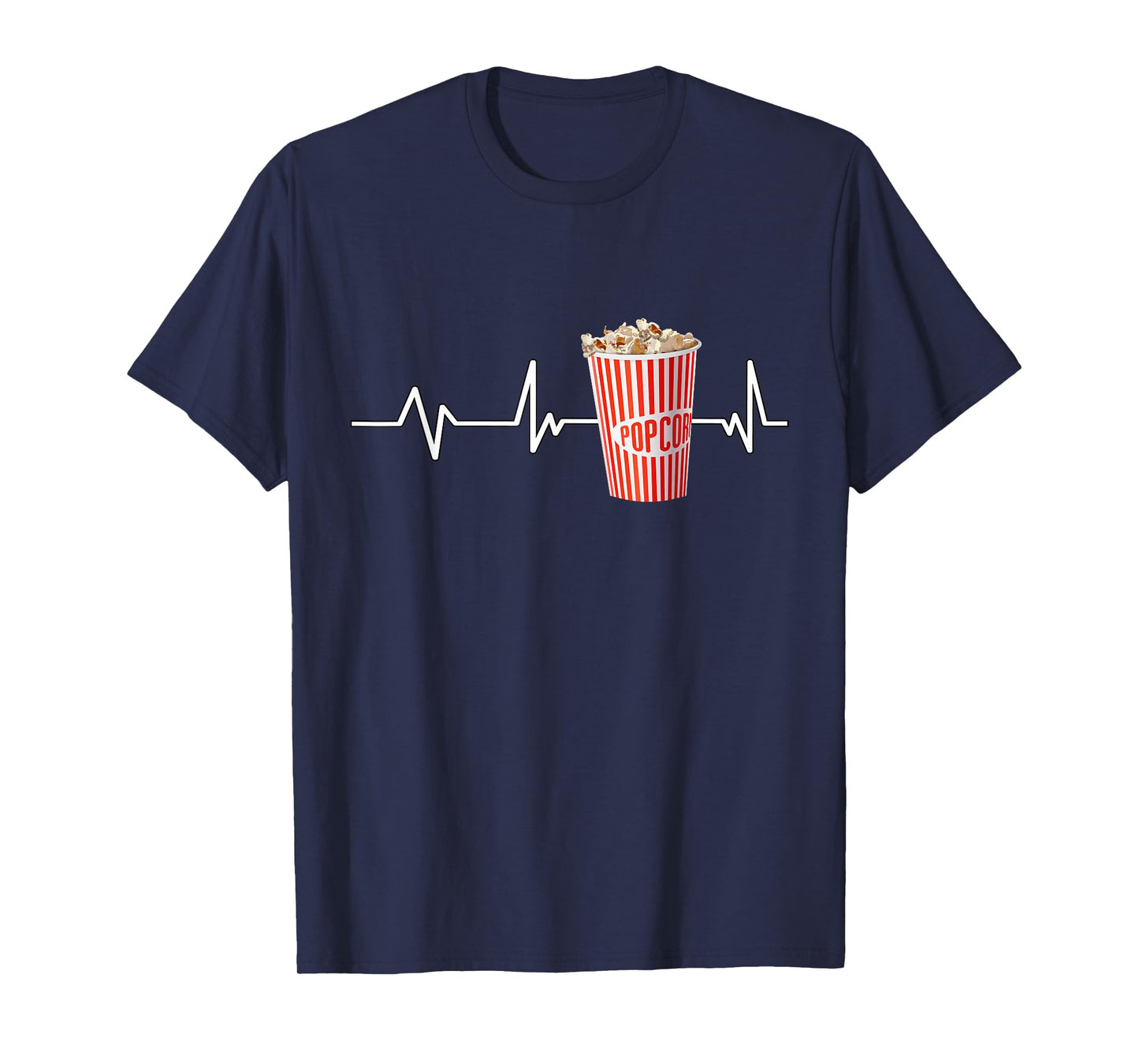 Popcorn Heartbeat Popcorn Gift Popcorn T-Shirt