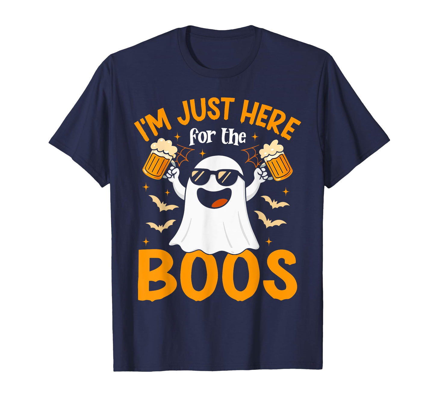 Ghost Beer Halloween Party Drinking Costume Gift T-Shirt