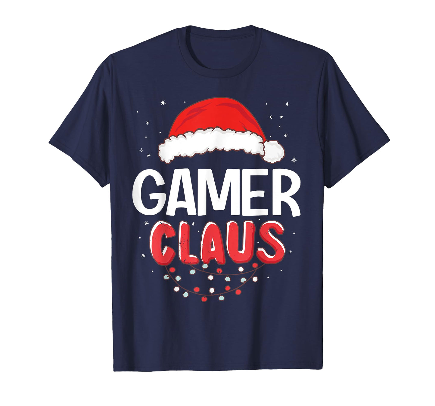 Gamer Santa Claus Christmas Matching Costume T-Shirt