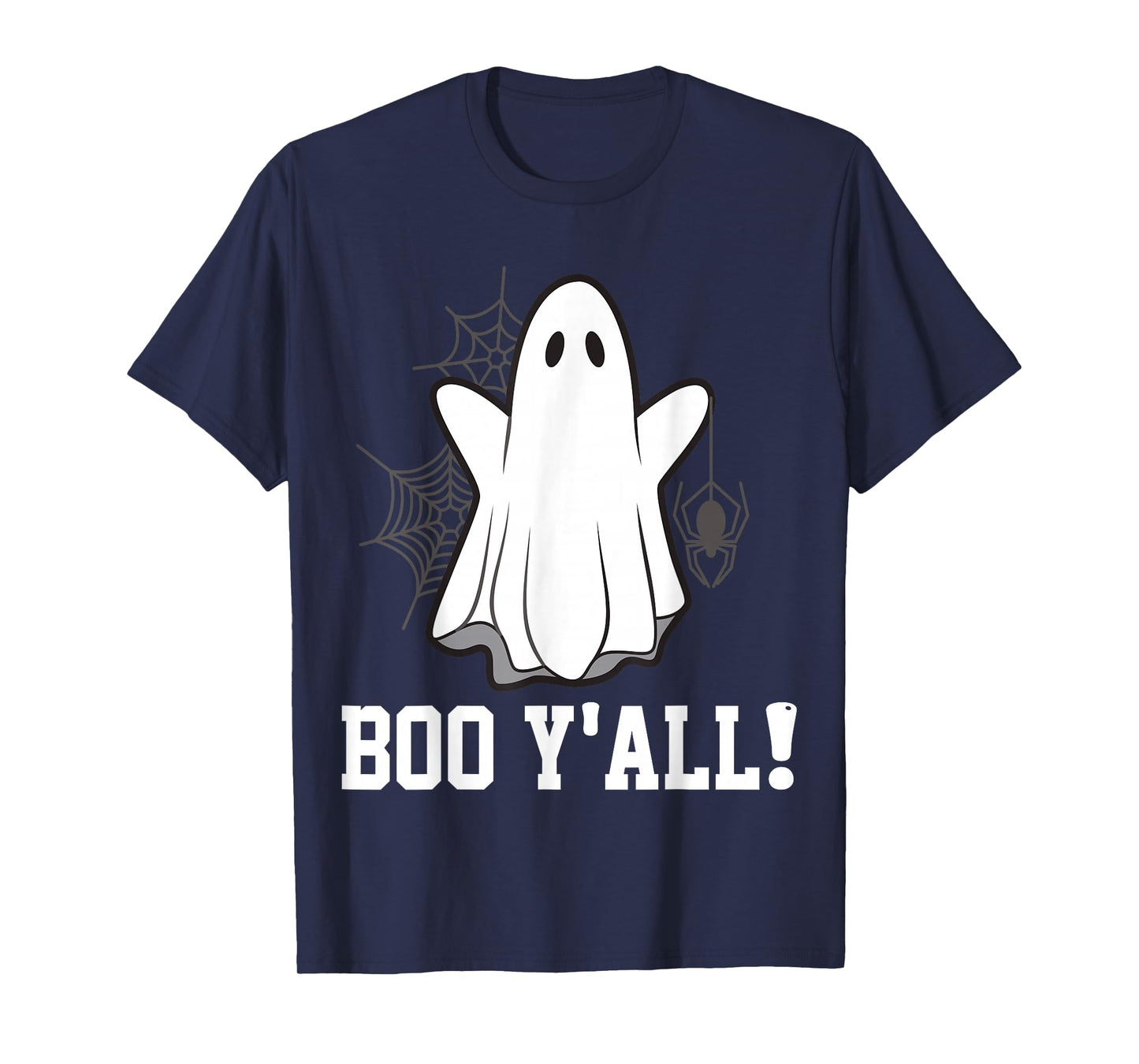Boo Y'all Funny Ghost Halloween T-Shirt