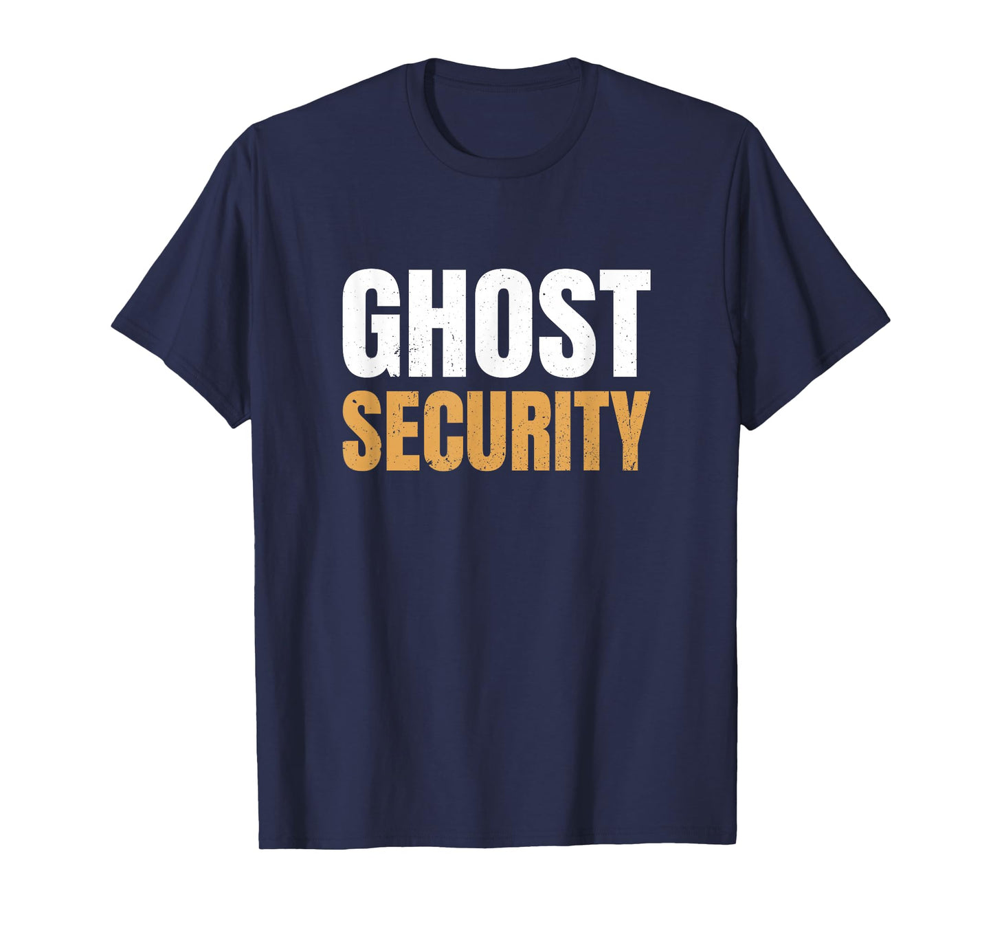 Ghost Security Easy Quick Parents Dad Moms Halloween Costume T-Shirt
