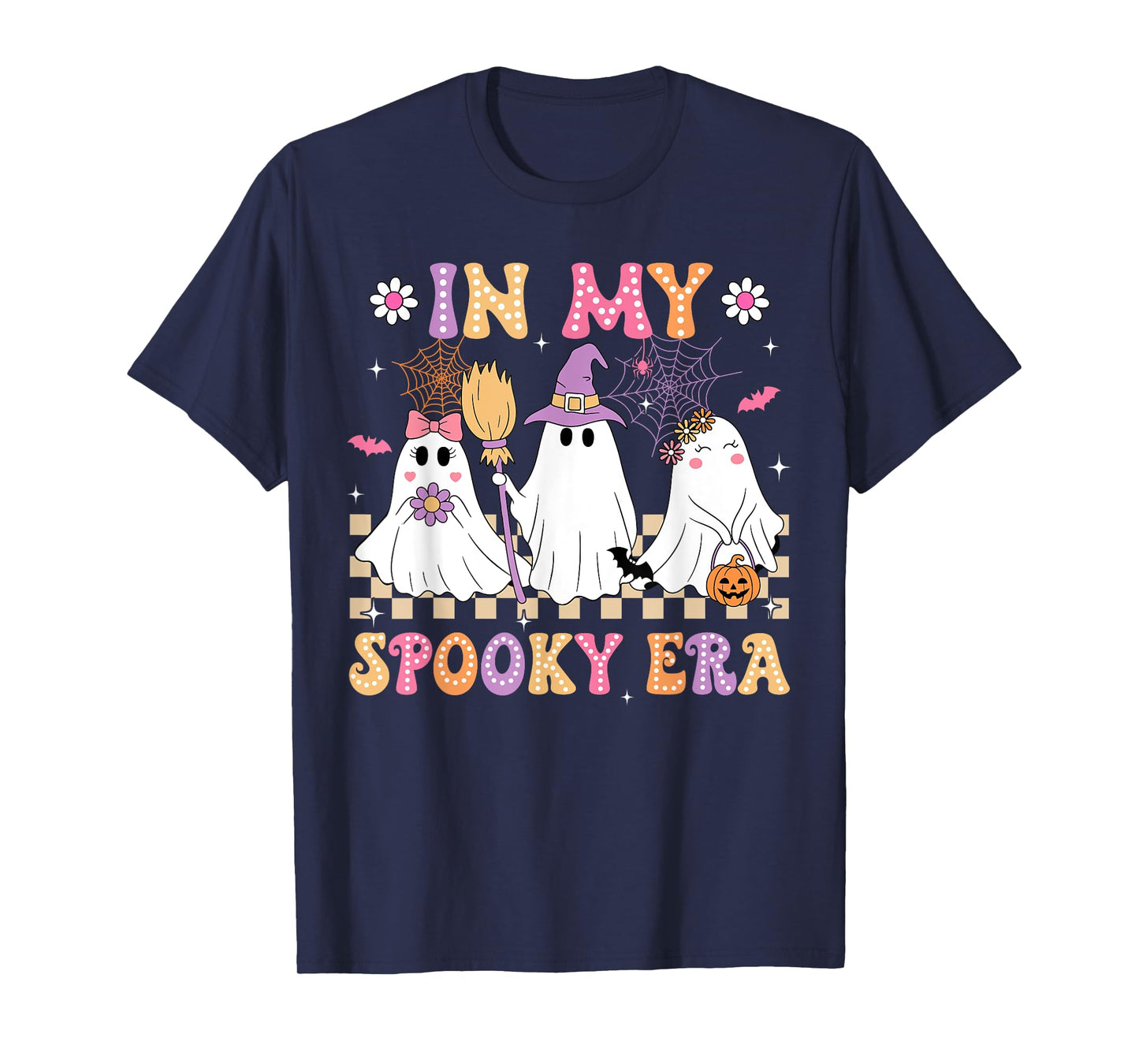 Groovy In My Spooky Era Cute Ghost Halloween Costume T-Shirt