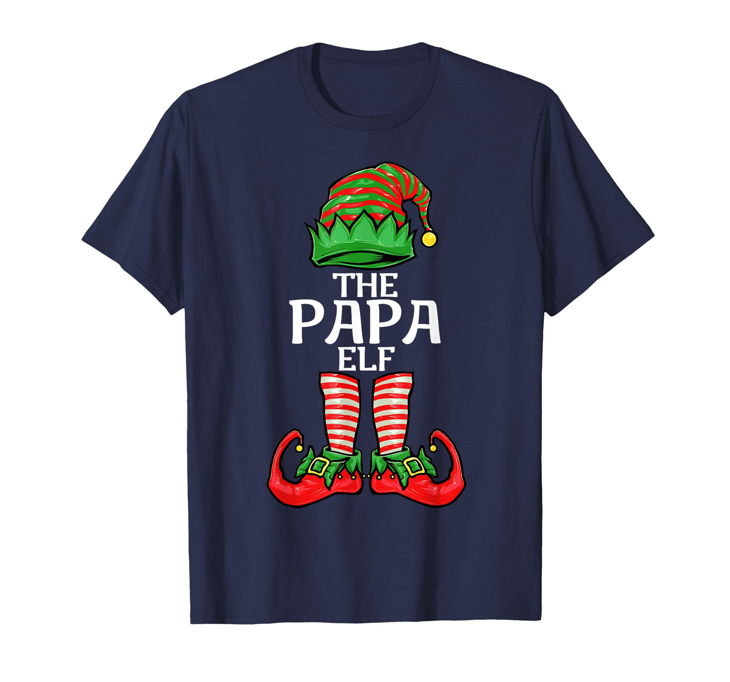 Papa Elf Father Christmas Family Matching Group T-Shirt