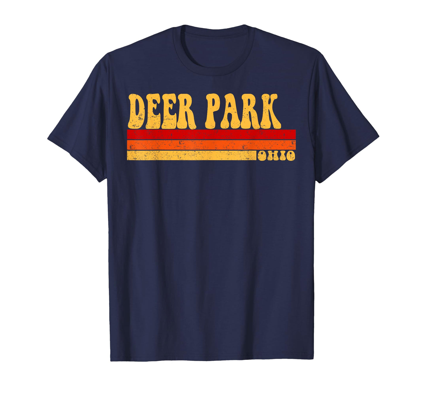 DEER PARK Ohio City Vintage Roots Retro Design 70s 80s T-Shirt