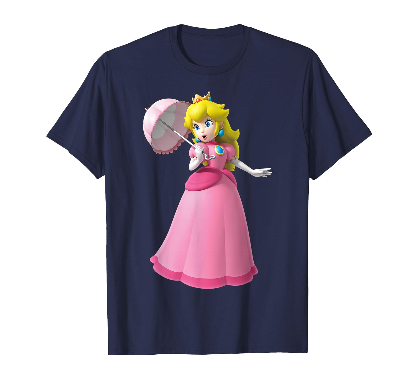 Super Mario Princess Peach 3D Poster T-Shirt