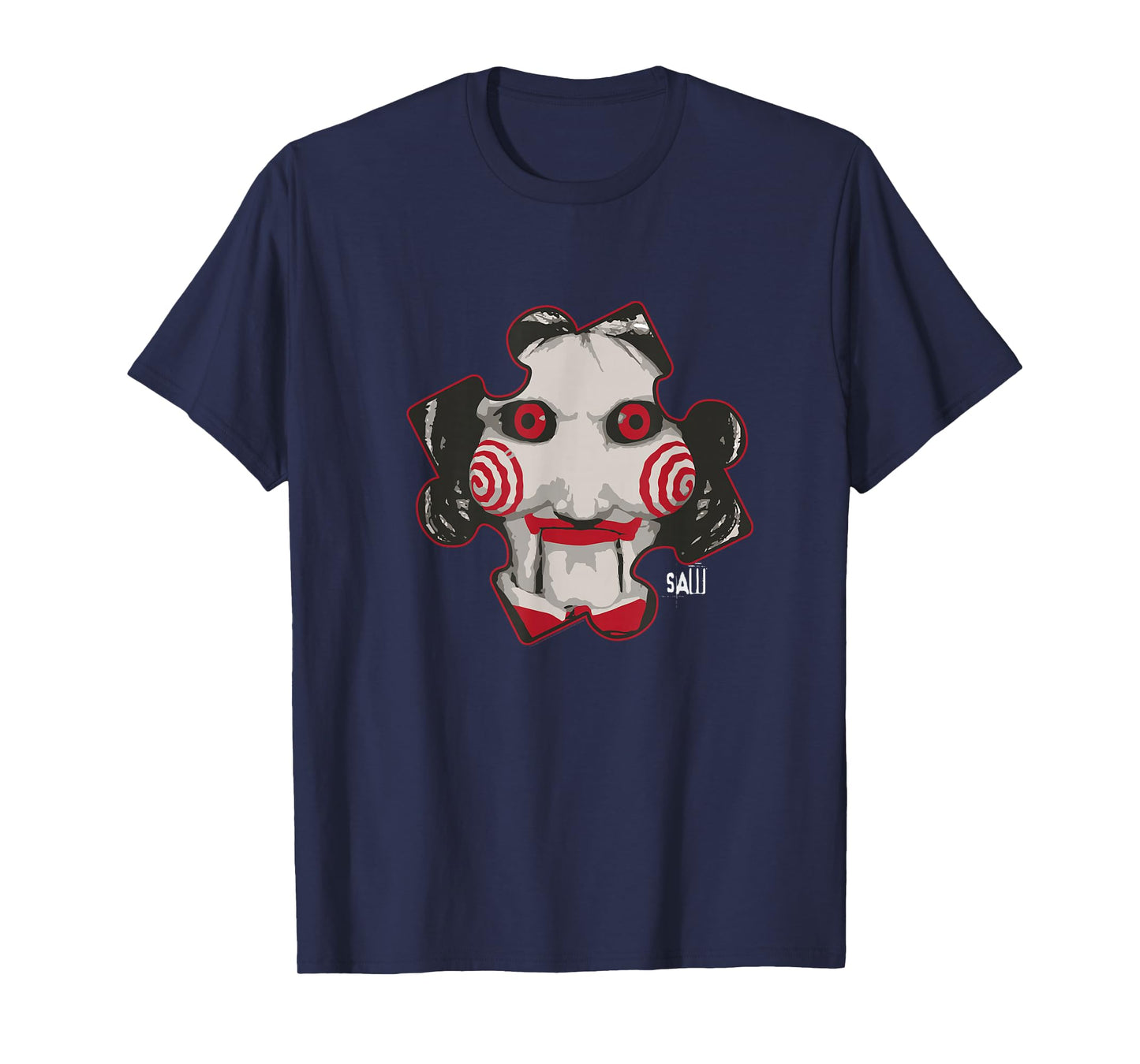 Saw Billy The Puppet Puzzle Piece T-Shirt