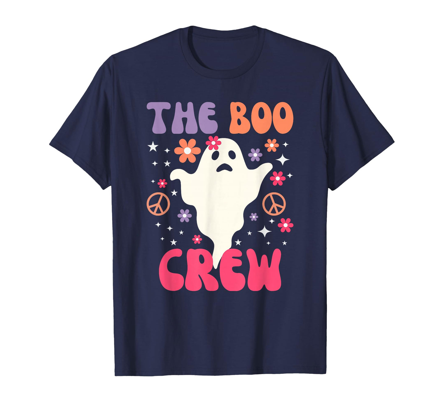 Halloween The Boo Crew - Cute Ghost - Spooky Family Matching T-Shirt
