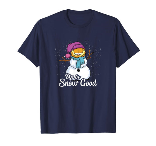 Garfield Up To Snow Good Garfield Snowman T-Shirt