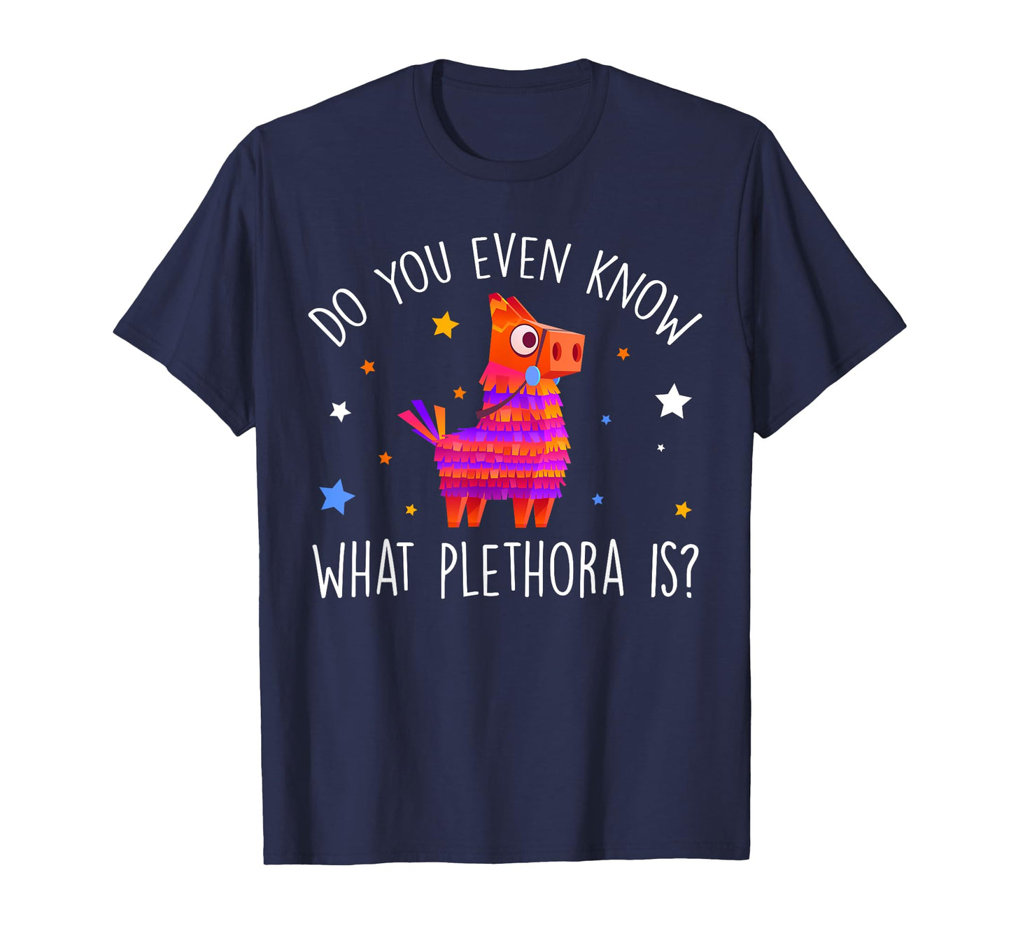 Do You Even Know What Plethora Is Decorated Piñata T-Shirt