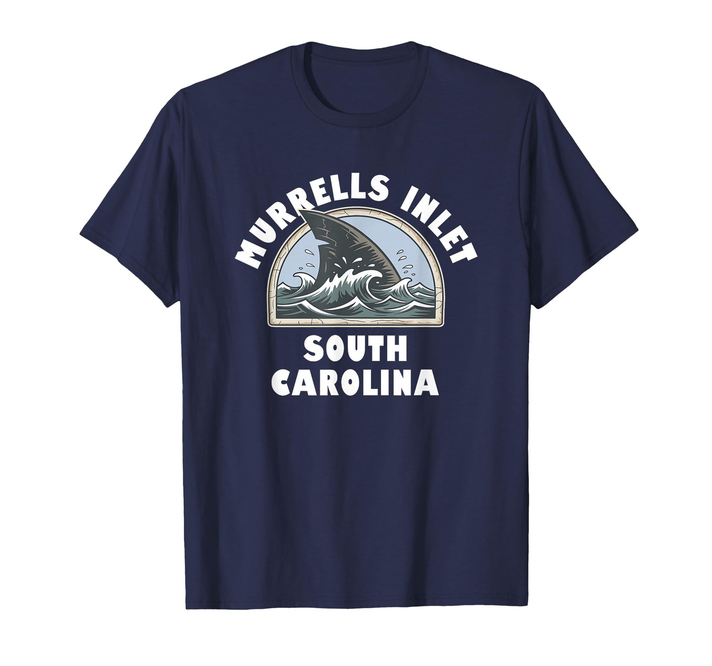I Love Murrells Inlet South Carolina Beach Shark Souvenir T-Shirt