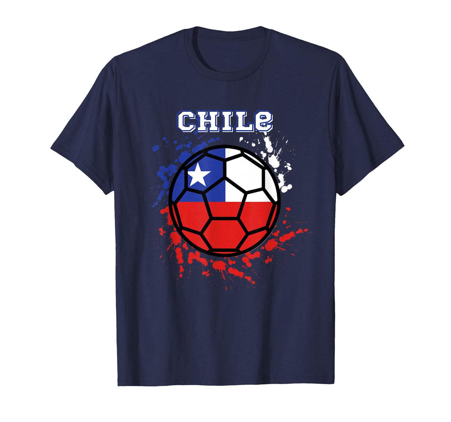 Chile Soccer Chilean Flag Futbol Fan Jersey T-Shirt