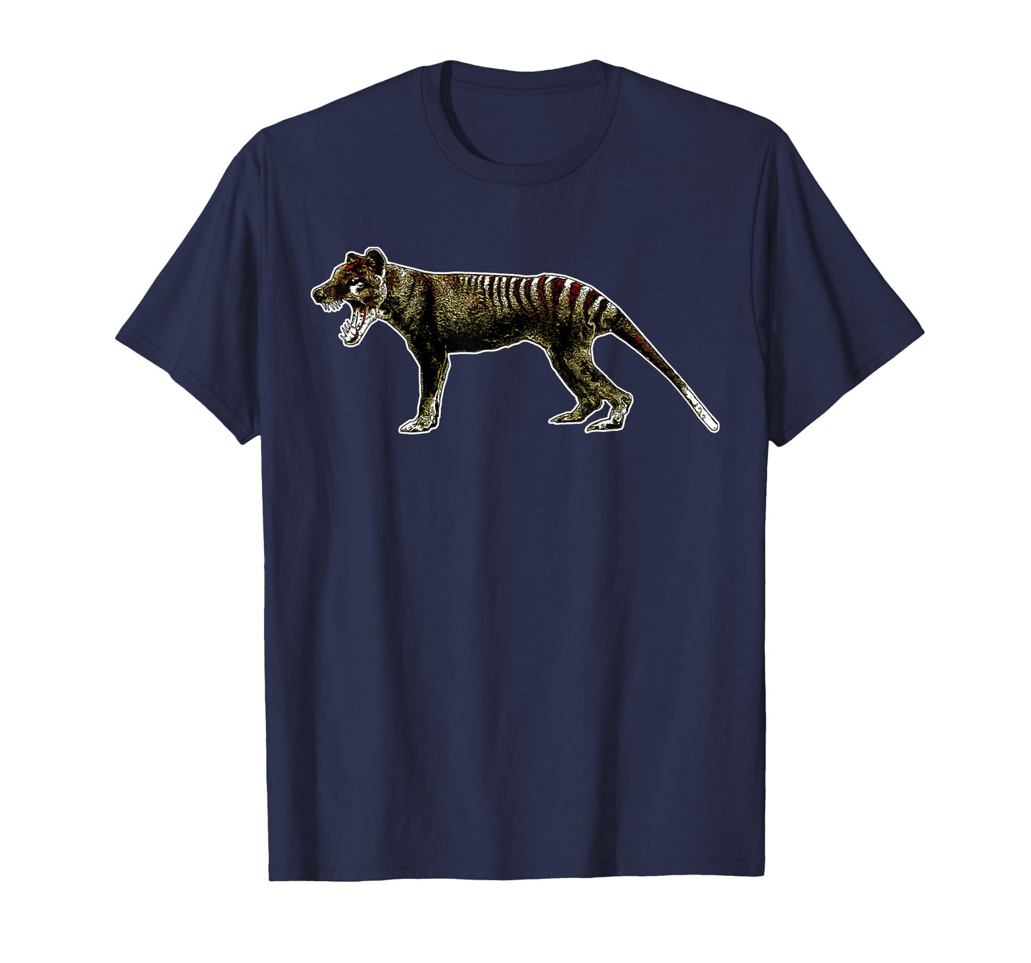 The Thylacine Vintage Graphic Marsupial Extinct Animal 1 T-Shirt
