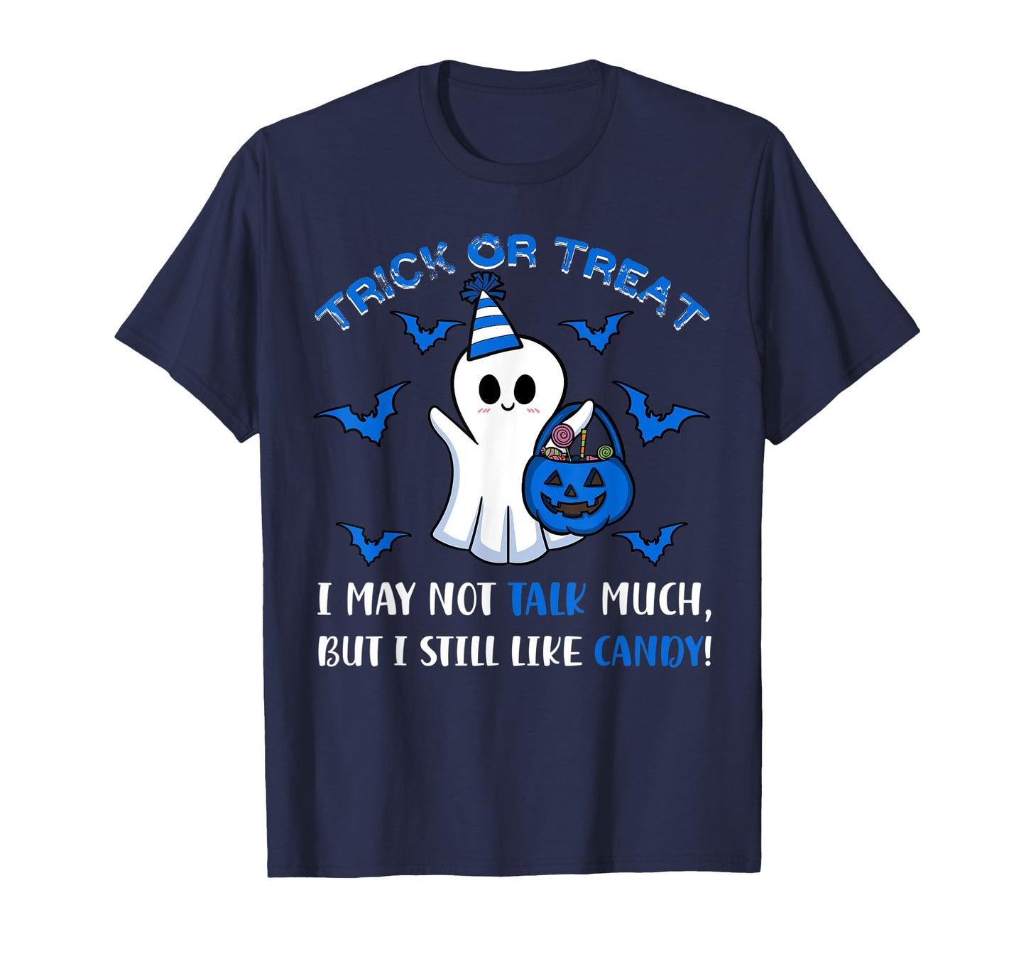 Autism ASD Awareness Halloween Trick Or Treat Candy T-Shirt