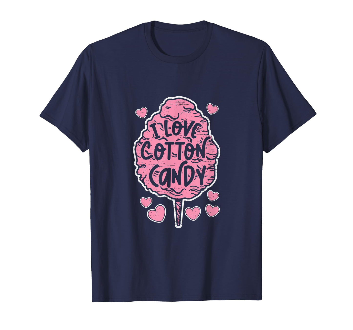 I Love Cotton Candy Stick Cone Fairy Floss T-Shirt