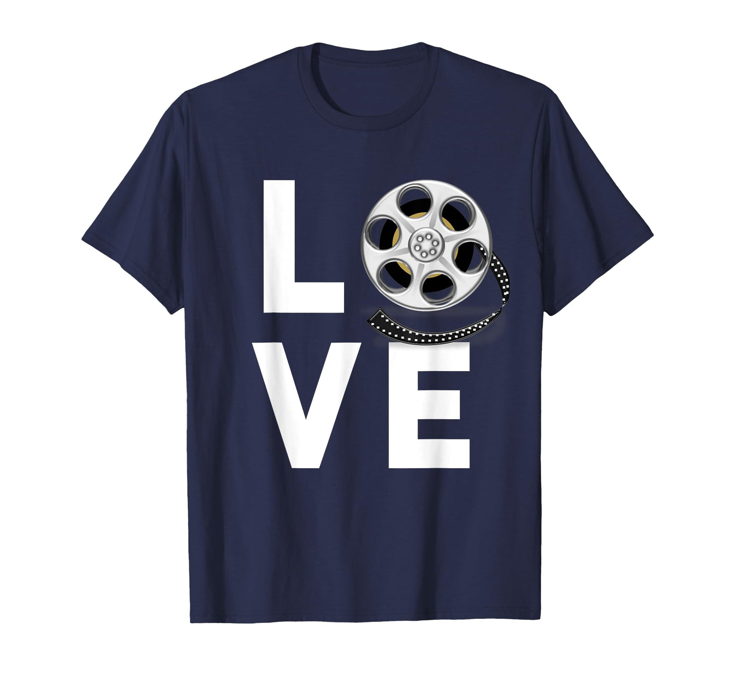 I Love Movies Movie Buff Cinema Lover Old Movie Fan T-Shirt