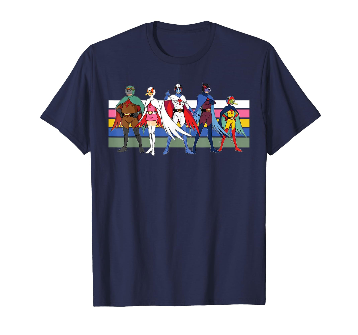 Battle of The Planets Retro Anime Graphic T-Shirt