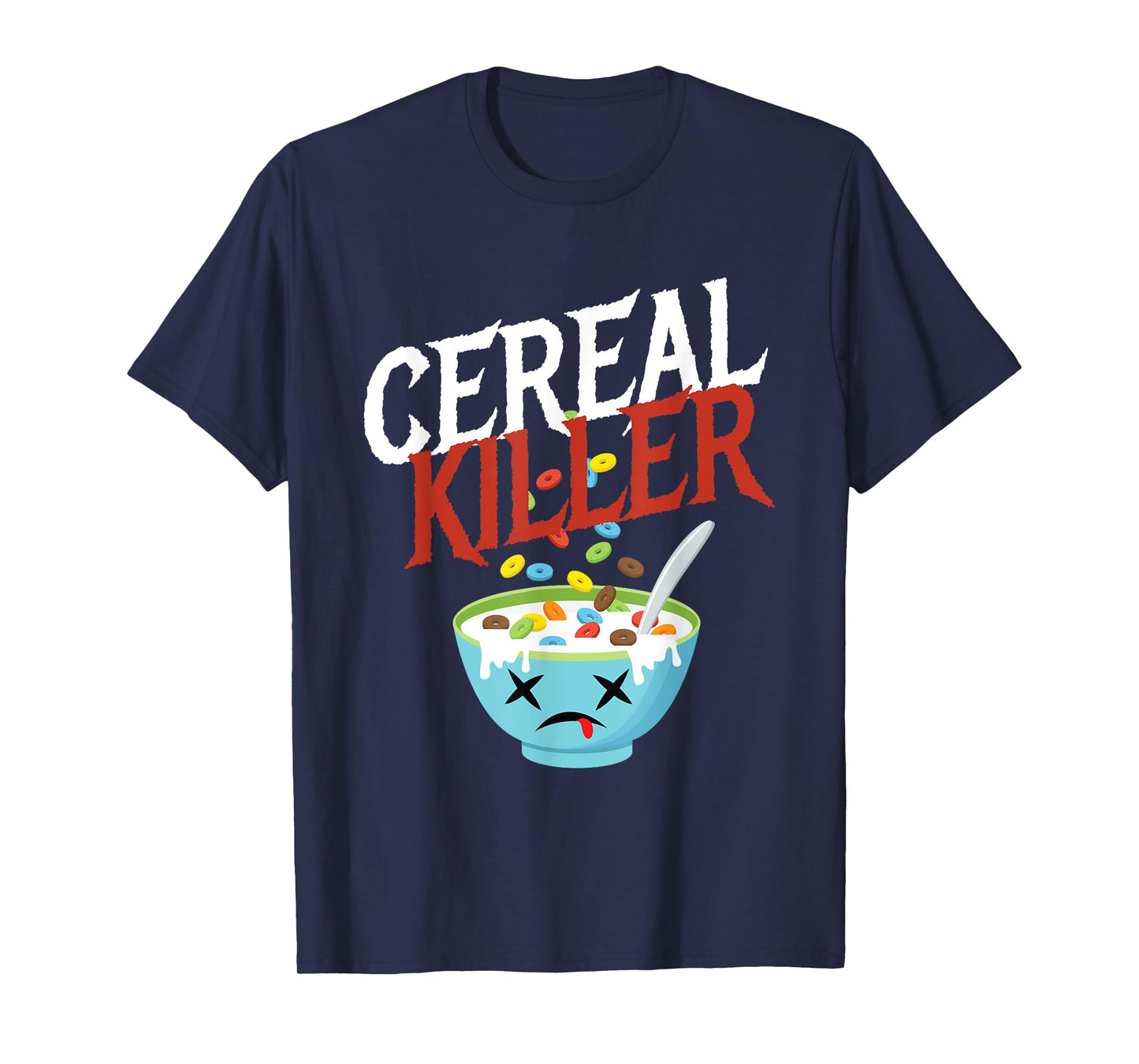 Cereal Killer I Costume Breakfast Cereal Halloween Party T-Shirt