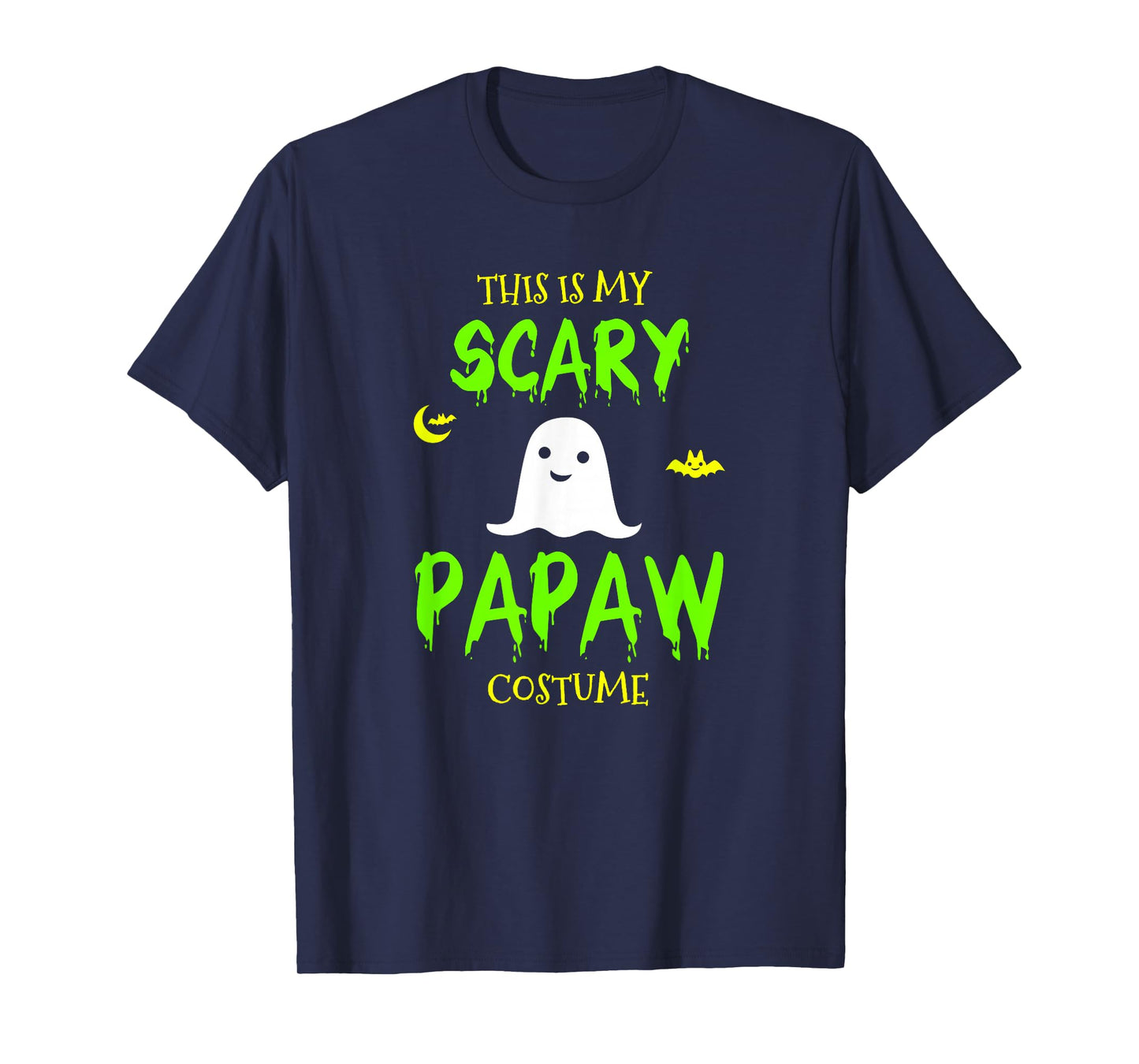 This Is My Scary Papaw Costume Halloween Lazy Easy T-Shirt