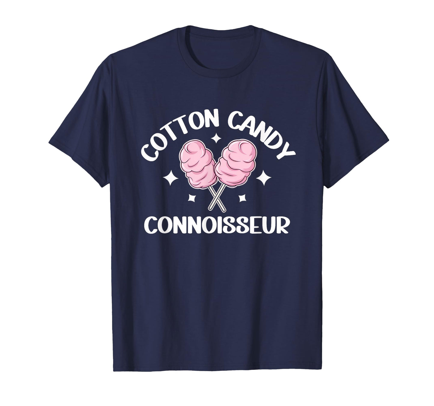 Cotton Candy Connoisseur Fun Sweet Treat Foodie Lover T-Shirt