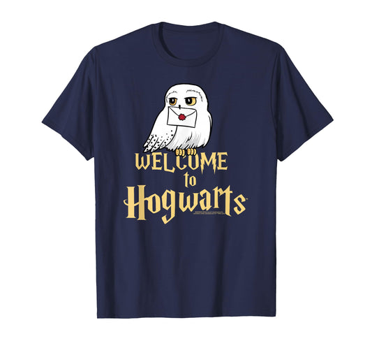 Harry Potter Hedwig Welcome to Hogwarts T-Shirt