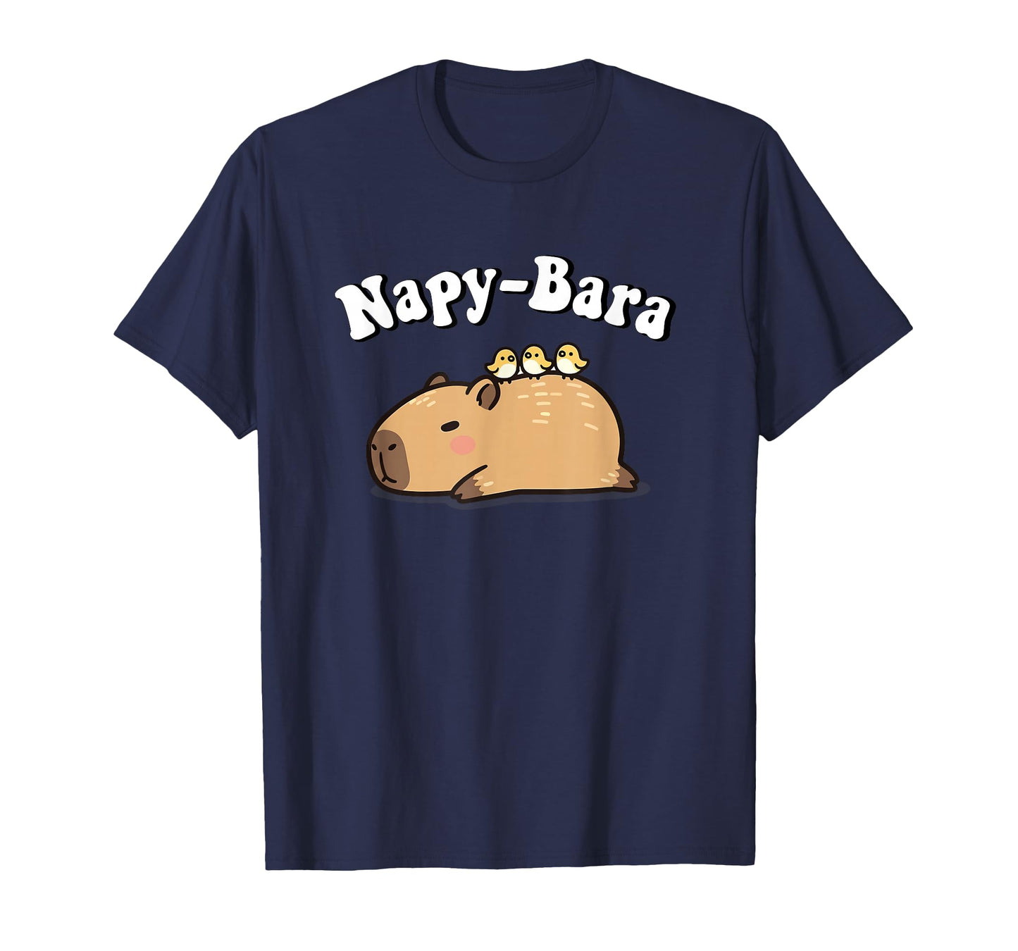 Kawaii Kids Sleep Napy Bara Boys Girls Capybara Pajama Shirt T-Shirt