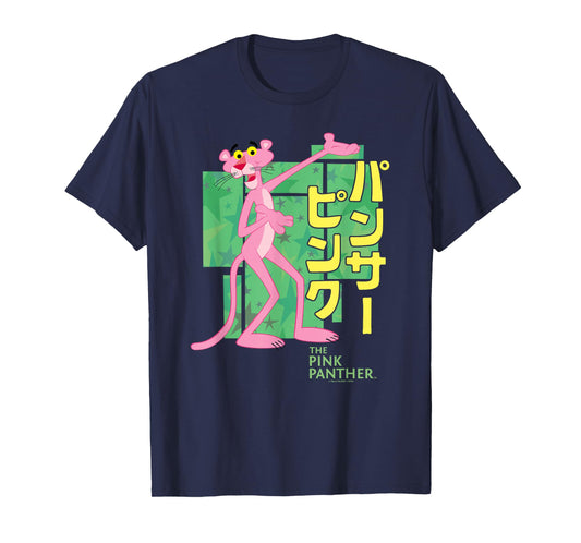 Pink Panther Japanese Letters T-Shirt