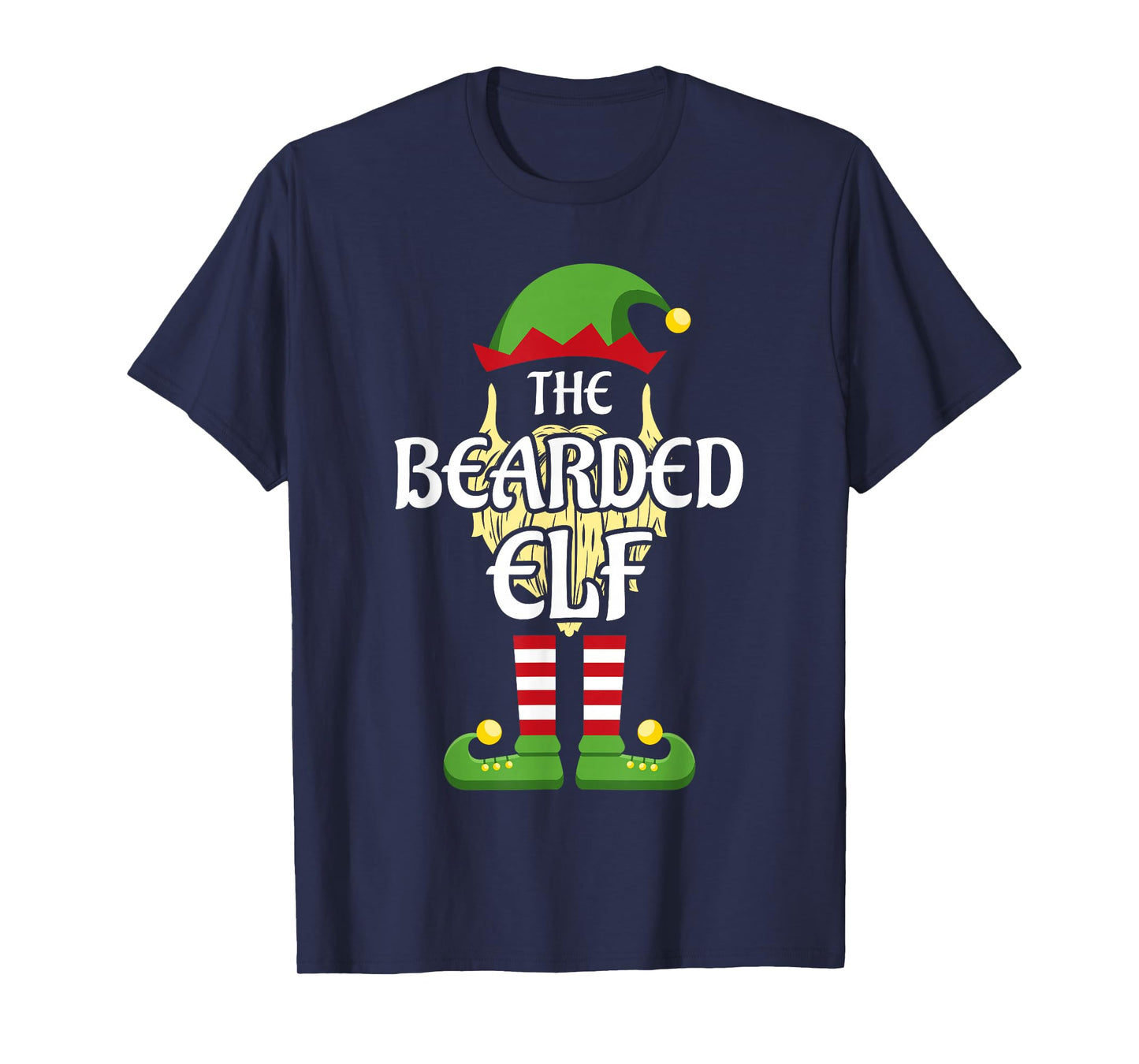 Bearded Elf Family Matching Group Christmas T-Shirt