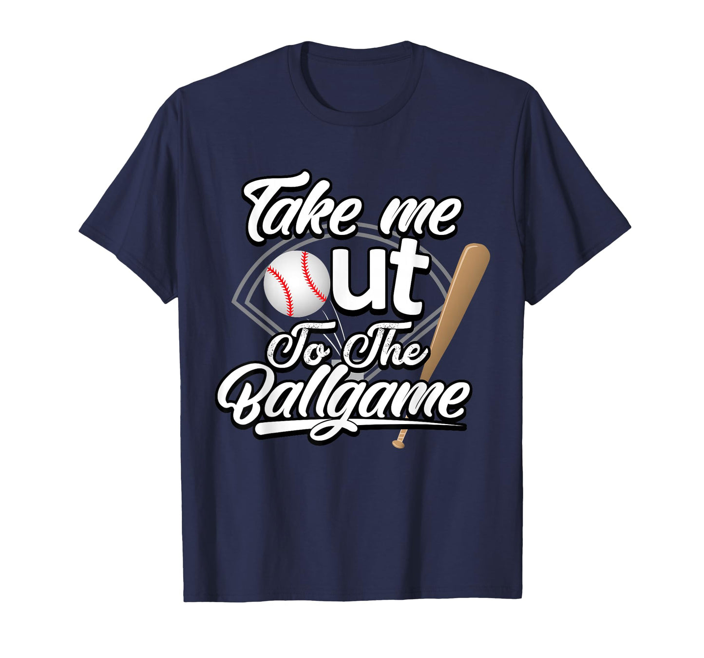 Take Me Out to the Ball Game T-shirt. Family sizes T-Shirt