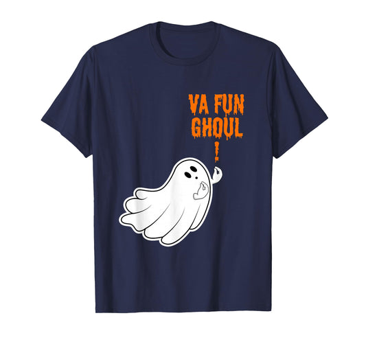 Va Fan Ghoul Funny Halloween Tee Italian Halloween Ghost Tee T-Shirt