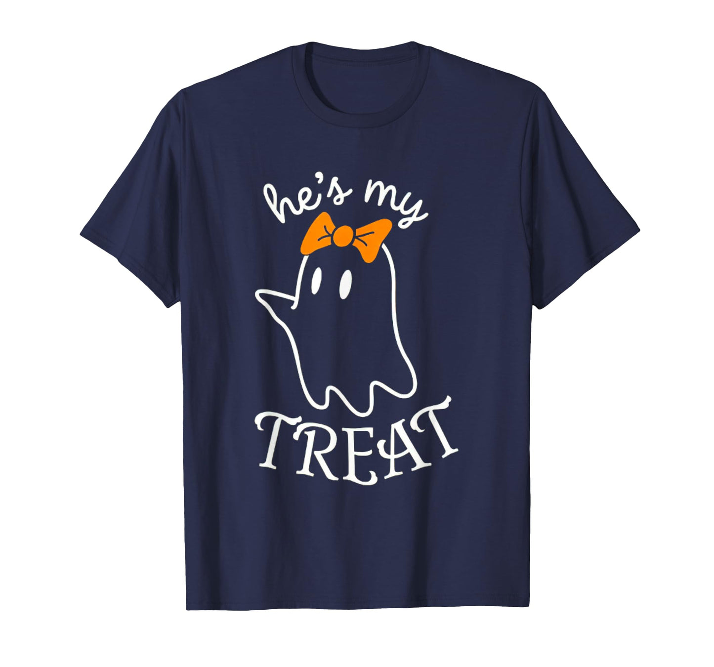 She's My Trick He's My Treat Couples Ghost Men Women T-Shirt