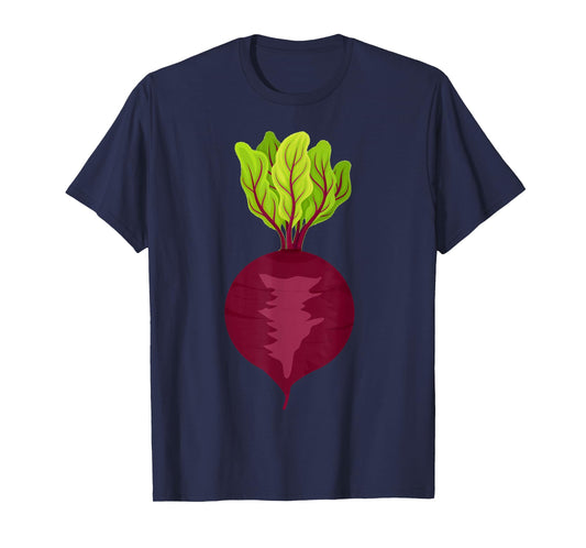 Beetroot Costume Easy Vegetable Dress Up Halloween Cosplay T-Shirt